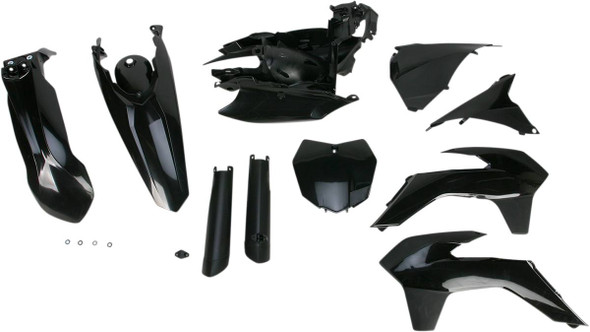 Acerbis - 2314330001 - Full Body Kit - Black - KTM - SX/XC '13-'14