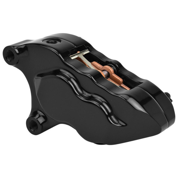 Hawg Halters - 4-Piston Front Single-Disc Brake Caliper fits '15-'21 Softail Models W/ 11.8" Rotors