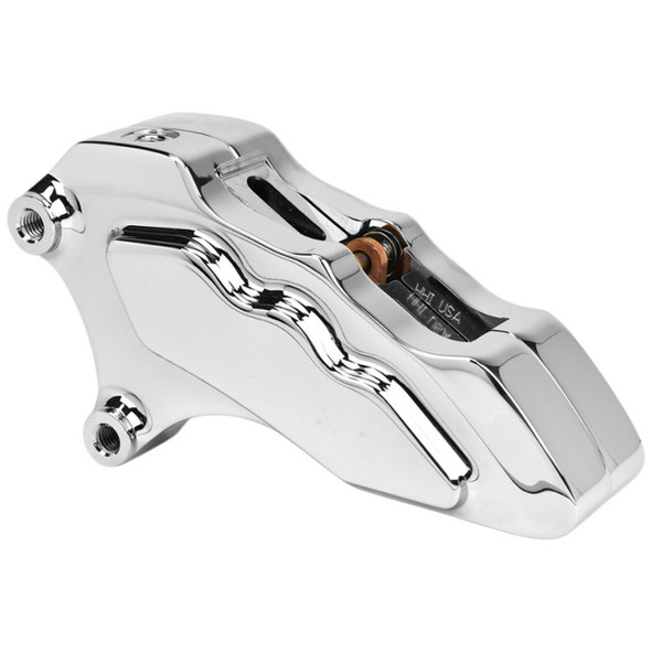 Hawg Halters - 6-Piston Front Single Disc Brake Caliper fits '06-'17 Dyna Models W/ 13" Rotors