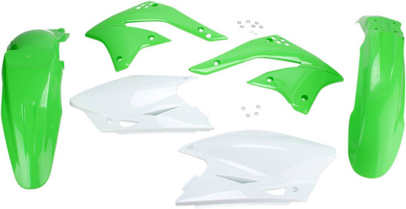 Acerbis - 2041060357 - Standard Body Kit - '08 OEM Green/White - KX 450 F "06-'08