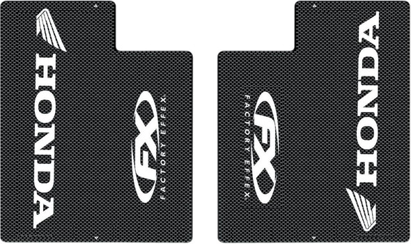 Factory Effex - 06-38320 - Carbon Fiber Fork Shield - Honda