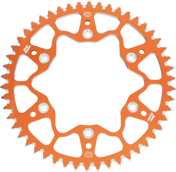 Moto-Master - 620272549 - 7075 Aluminum Rear Sprocket - 49 Tooth - Orange - Gas Gas/Husqvarna/KTM
