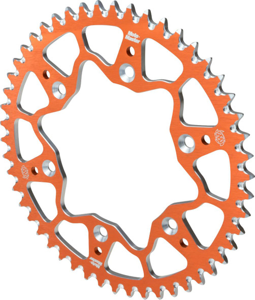 Moto-Master - 620272552 - 7075 Aluminum Rear Sprocket - 52 Tooth - Orange - Gas Gas/Husqvarna/KTM