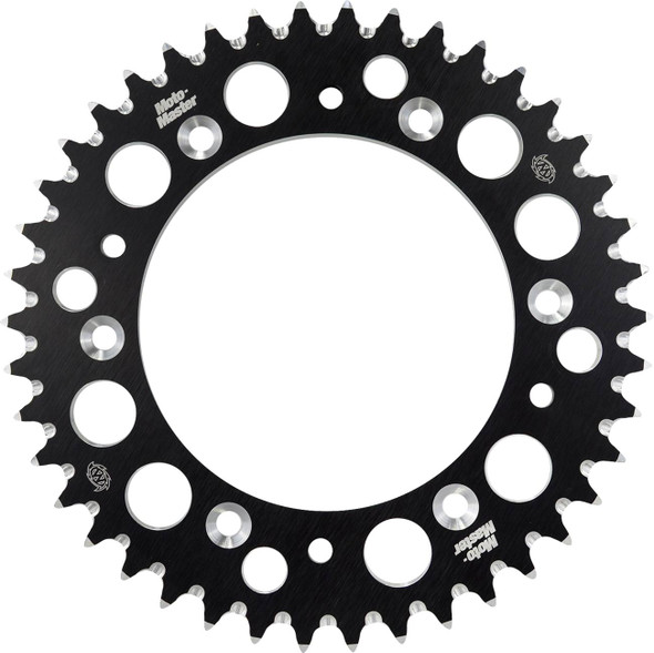 Moto-Master - 620222235 - 7075 Aluminum Rear Sprocket - 35 Tooth - Black - CX50