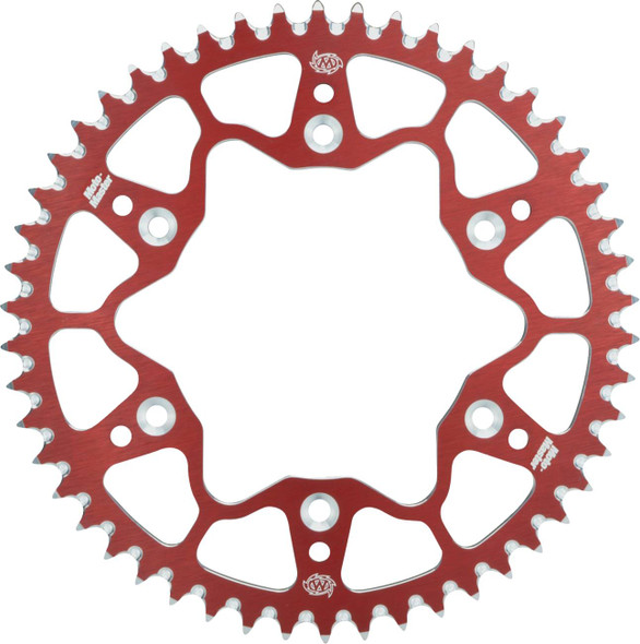 Moto-Master - 620122352 - 7075 Aluminum Rear Sprocket - 52 Tooth - Red