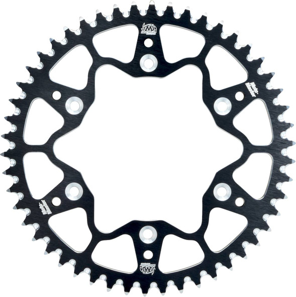 Moto-Master - 620042247 - 7075 Aluminum Rear Sprocket - 47 Tooth - Black - Suzuki/Yamaha
