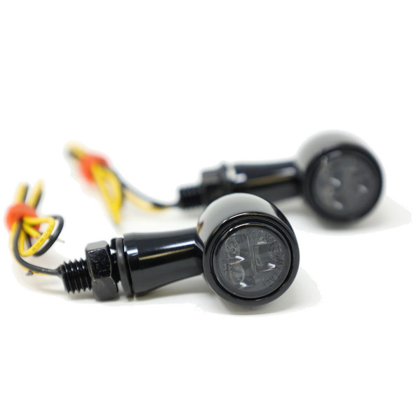 Motorcycle Supply Co. - Paradox Amber Turn Signals W/ Smoke Lens