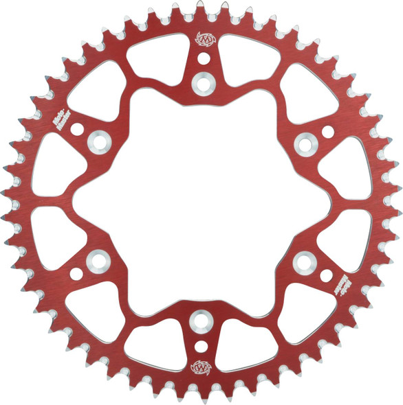 Moto-Master - 620022348 - 7075 Aluminum Rear Sprocket - 48 Tooth - Red - Honda