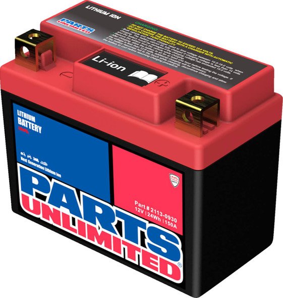 Parts Unlimited -  - Battery - Lithium LiFePO4 - HJ01L-FP