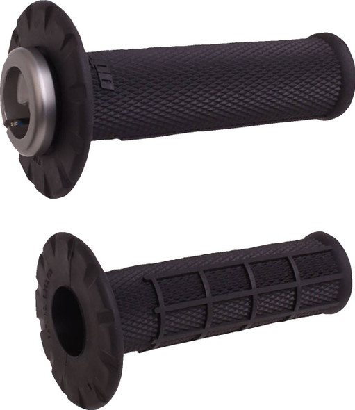 Odi - H21UHWB - Universal Lock-On Half Waffle Grips - Black/Black