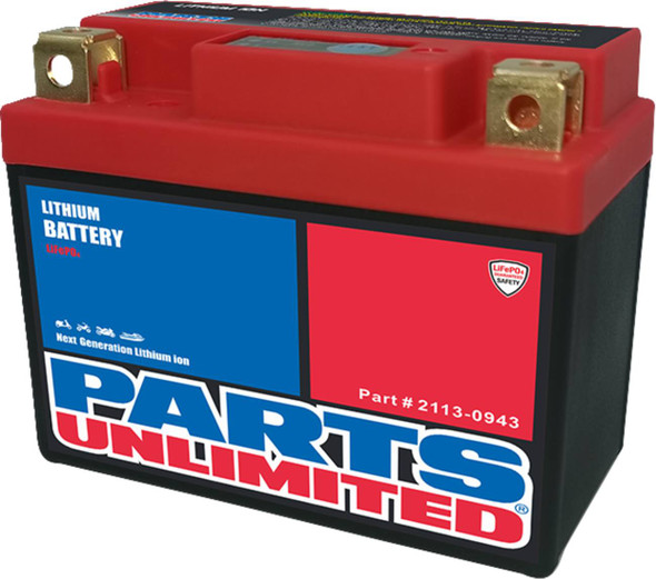 Parts Unlimited -  - Battery - Lithium LiFePO4 - LFP03-B