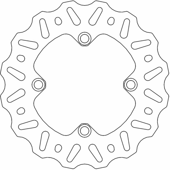 Moto-Master - 110361-PU - Brake Rotor - Rear - Nitro