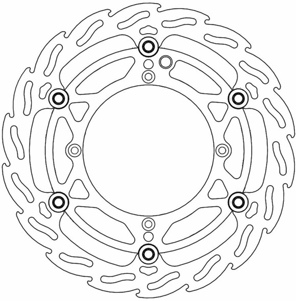 Moto-Master - 112089-PU - Brake Rotor - Front - Flame
