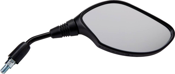 Parts Unlimited -  - Mirror - Side View - Oval - Black - Right