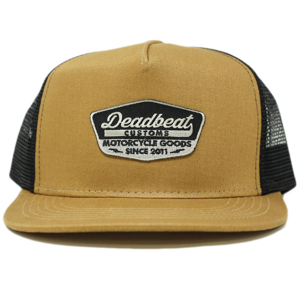 Deadbeat Customs Logo Gold Snapback