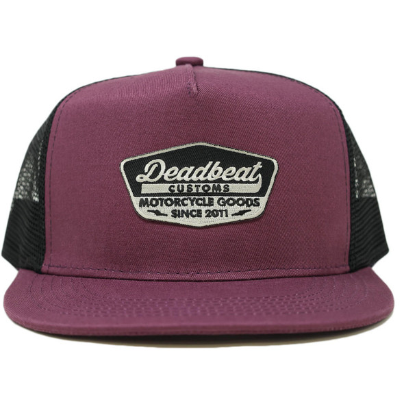  Deadbeat Customs Logo Purple Snapback 