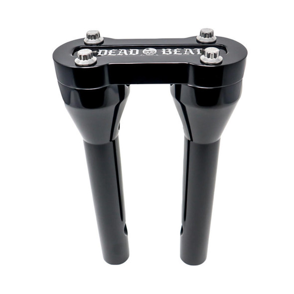 Deadbeat Customs 8" Moto Handlebar Risers fits 1" Handlebars - Black
