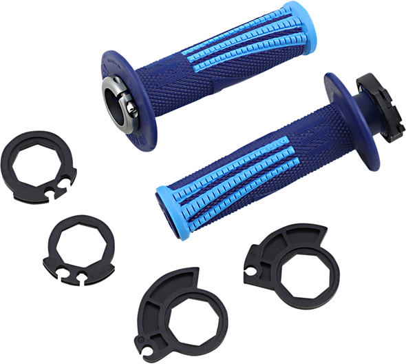 Odi - H36EPDU - Emig Pro V2 Lock-On Grips - Navy/Light Blue