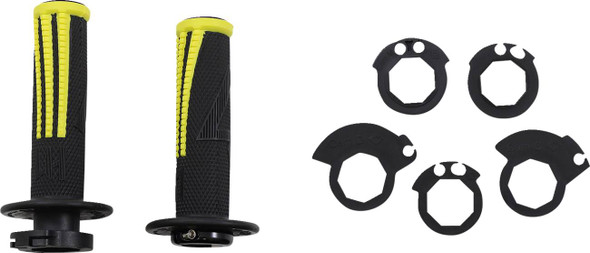 Odi - H36EPBY - Emig Pro V2 Lock-On Grips - Black/Yellow