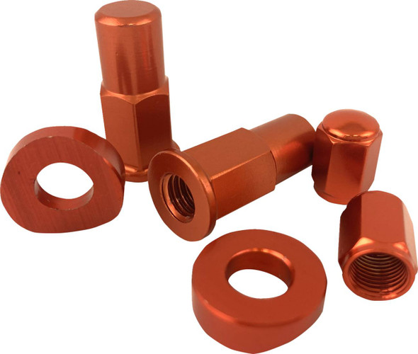No Toil - NTRK006 - Rim Lock Nut/Spacer - Kit - Orange