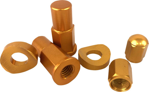 No Toil - NTRK-002 - Rim Lock Nut/Spacer - Kit - Gold