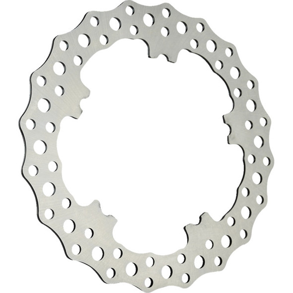 Arlen Ness - 11.8" Jagged Front Brake Rotor - Chrome