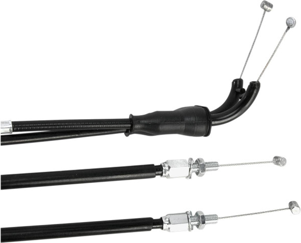 Motion Pro - 03-0428 - Black Vinyl Throttle Cable - Push/Pull - '11-'12 Kawasaki KX