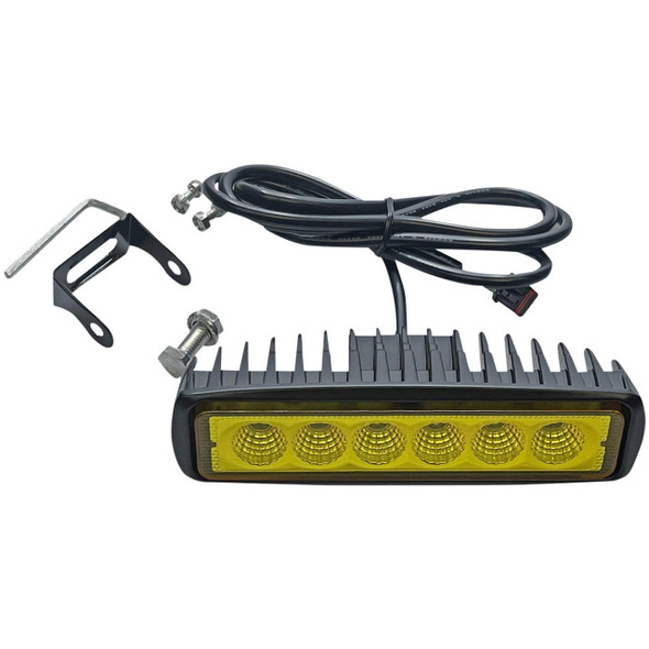  Custom Dynamics - Yellow High Power LED Driving Light Bar fits '00-'17 Softail & '06-'17 Dyna Models 