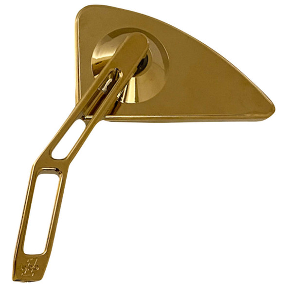Pro-One - TiN Coated Gold Mini Tear Drop Billet Mirrors