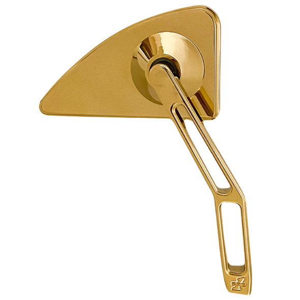 Pro-One - TiN Coated Gold Mini Tear Drop Billet Mirrors