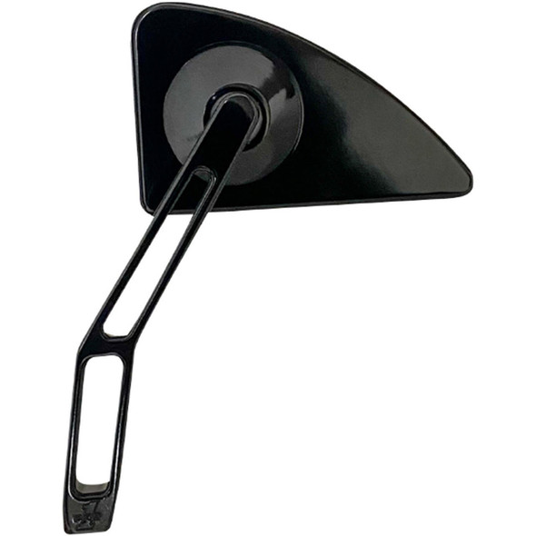  Pro-One - DLC Coated Black Mini Tear Drop Billet Mirrors 