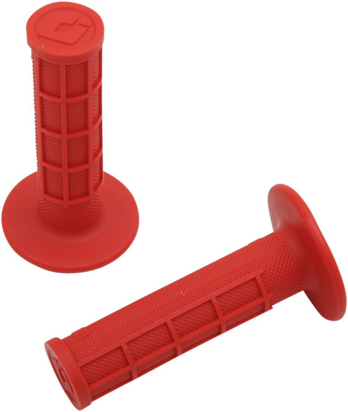 Odi - H01RFR - Grips - Ruffian - Half Waffle - Red