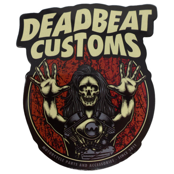 Deadbeat Customs Paranoid Sticker