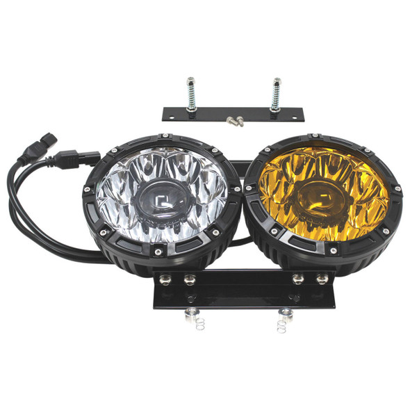 Lectric Lighting Co. - 7" DB7 LED Headlight Mount/Harness Kit fits '15 & Up Road Glide Models