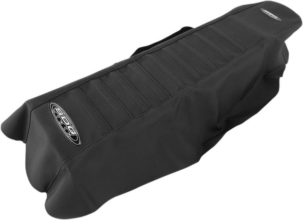 Sdg - 96346 - Pleated Seat Cover - Black Top/Black Sides