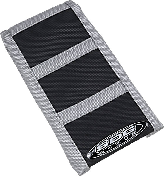 Sdg - 95940XKX - 6-Ribbed Seat Cover - Gray Ribs/Black Top/Gray Sides