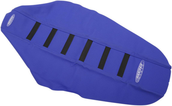 Sdg - 95910KBB - 6-Ribbed Seat Cover - Black Ribs/Blue Top/Blue Sides