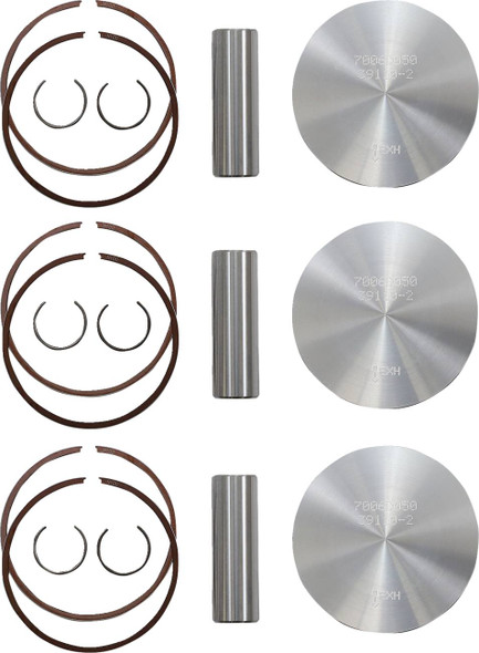 Wossner - K7006D050-3 - Piston Kit - 66.87 mm - Arctic Cat