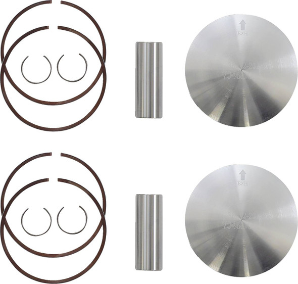 Wossner - K7046D050-2 - Piston Kit - 76.37 mm - Ski Doo | Lynx