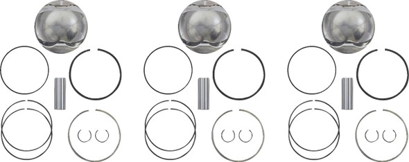 Wossner - K7509DA-3 - Piston Kit - 73.94 mm - Ski Doo