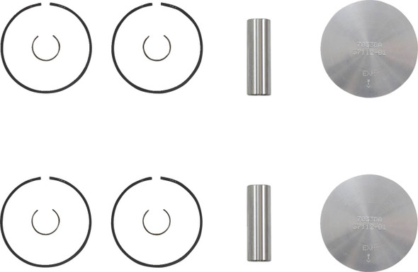 Wossner - K7033DA-2 - Piston Kit - 66.37 mm - Arctic Cat