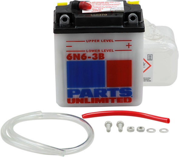 Parts Unlimited - Battery - 6N6-3B
