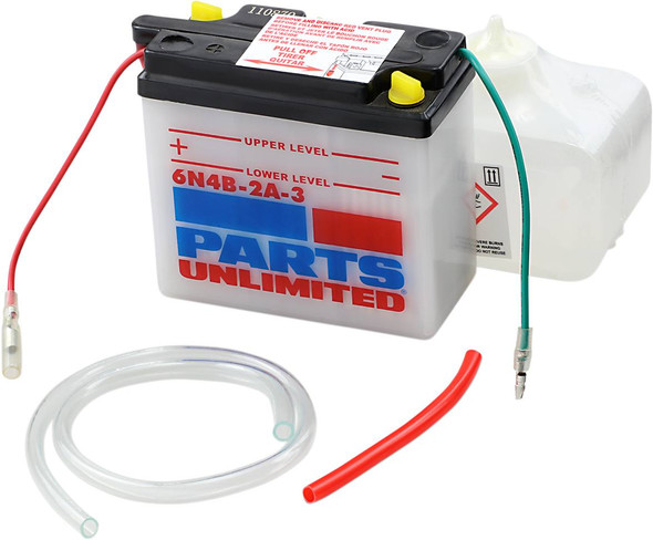 Parts Unlimited - Battery - 6N4B-2A-3