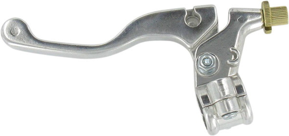 Parts Unlimited - Shorty Style Power Lever Assembly - Right Hand - Yamaha - Silver