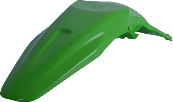 Polisport - 8551200002 - Fender - Rear - Green - Kawasaki - KX '06-'08