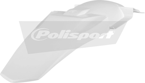 Polisport - 8563700003 - Fender - Rear - '13-'14 OEM White - Yamaha - YZ '02-'21