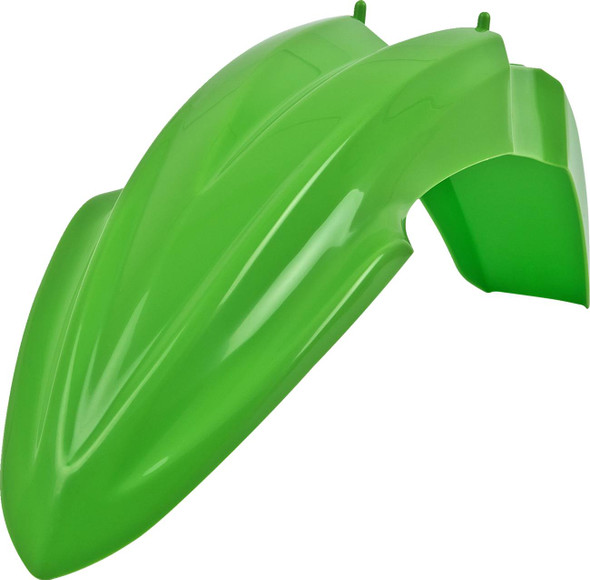 Polisport - 8574100001 - Front Fender - '05 OEM Green - Kawasaki - KX '14-'25