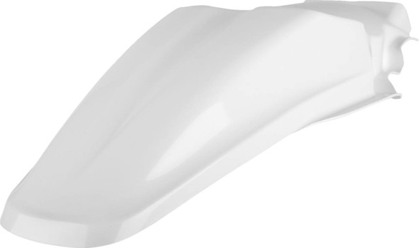 Polisport - 8560400011 - Fender - Rear - White - Kawasaki - KX '01-'13