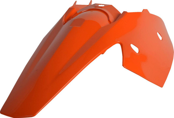 Polisport - 8561300002 - Fender - Rear - OEM Orange - KTM - EX//SX/XC '03-'07
