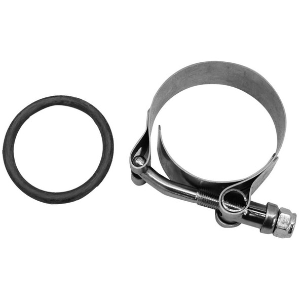 Hard Drive - Stainless Steel Aircraft Style Intake Clamp Set fits '55-'78 Panhead, Shovelhead & XL Models